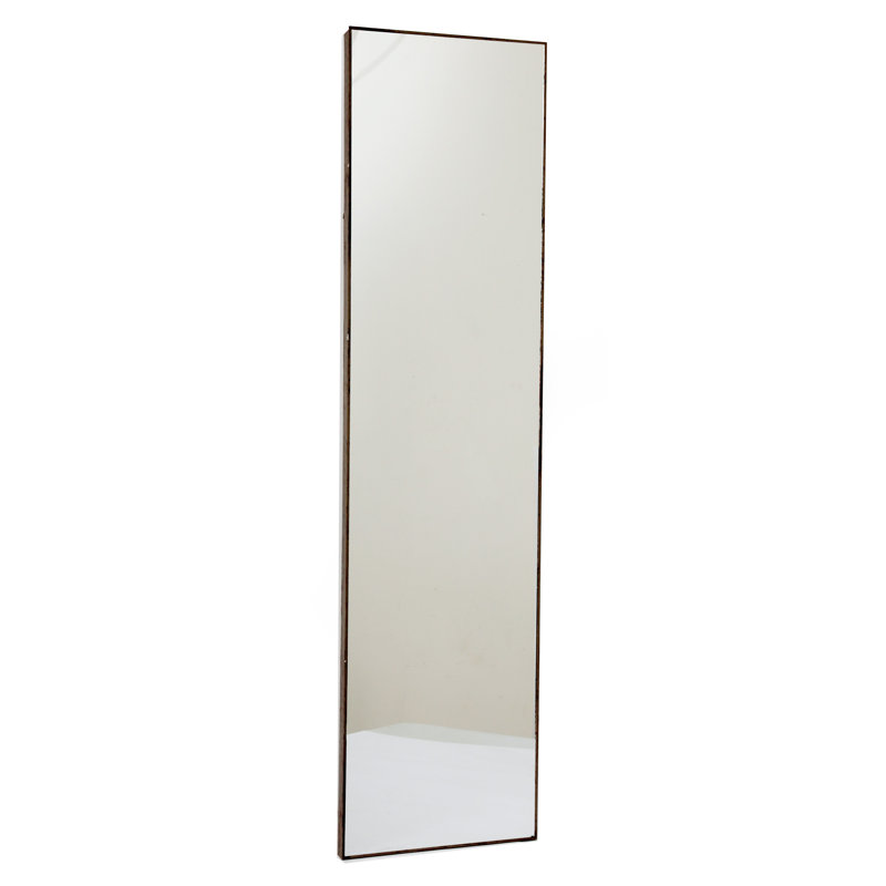 Canora Grey Claudia Round Framed Wall Mounted Full Length Mirror